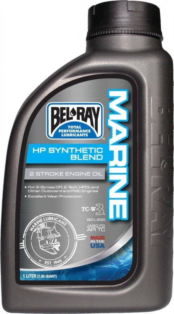 Лодочное масло моторное Bel-Ray Marine HP Syn Blend 2T Oil [1л]