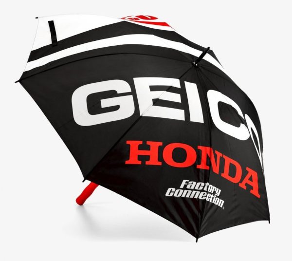 Зонт RIDE 100% Umbrella Geico/Honda [Black] - Ride 100 Percent