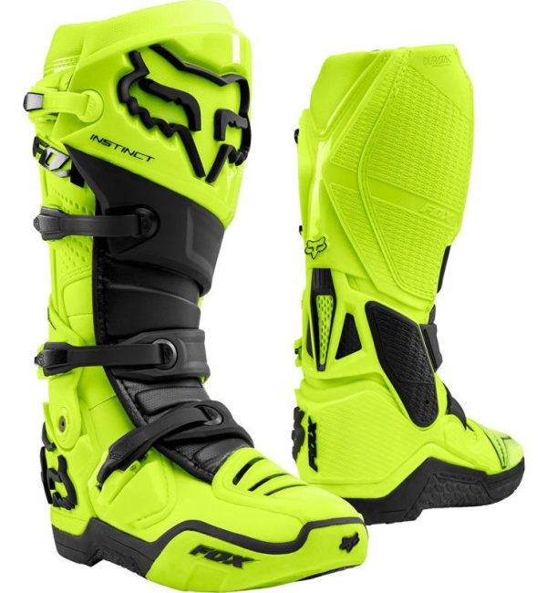 Мотоботы FOX Instinct Boot [FLO YELLOW]