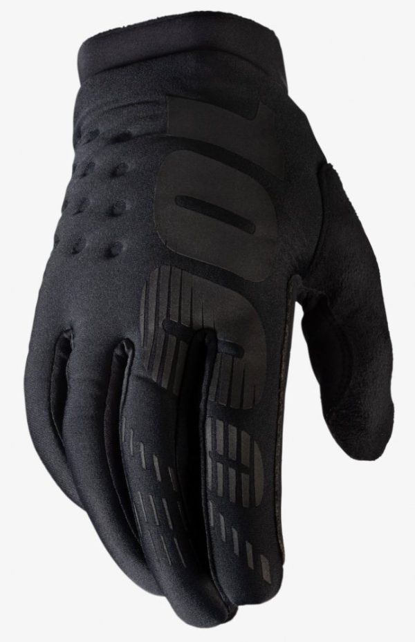 Зимние мото перчатки RIDE 100% BRISKER Cold Weather [Black]