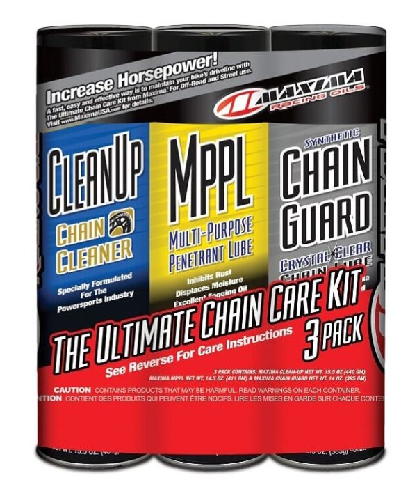 Комплект Maxima Syntetic Chain Guard Ultimate Chain Care Combo Kit [3-Pack]