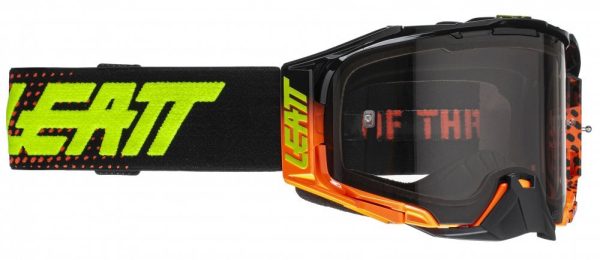 Мото очки LEATT Goggle Velocity 6.5 - Light Grey 58% [Orange]