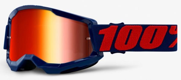 Мото очки 100% STRATA 2 Goggle Masego - Mirror Red Lens