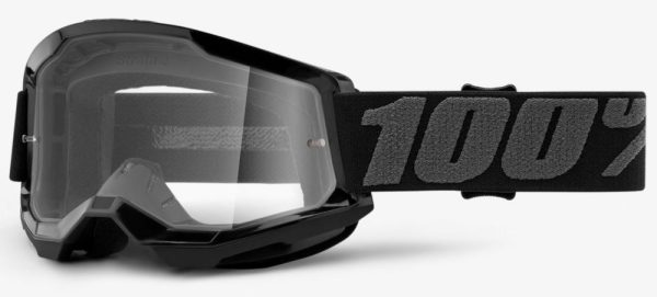 Мото очки 100% STRATA 2 Goggle Black - Clear Lens