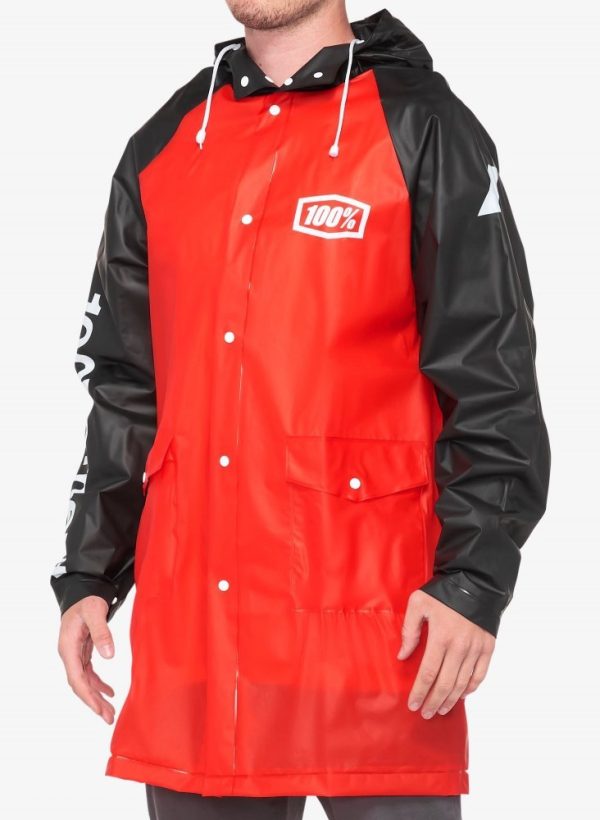 Дождевик Ride 100% TORRENT Raincoat [Red/Black]