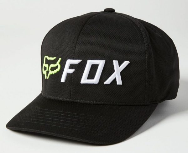 Кепка FOX APEX FLEXFIT HAT [Black/Yellow]