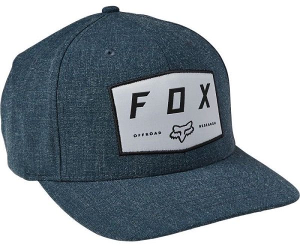 Кепка FOX BADGE FLEXFIT HAT [Dark Indigo]