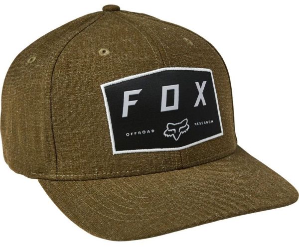 Кепка FOX BADGE FLEXFIT HAT [Fatigue Green]