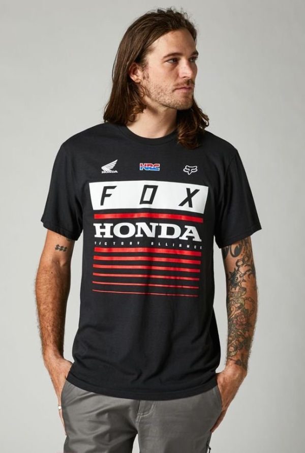 Футболка FOX HONDA HRC TEE [Black]