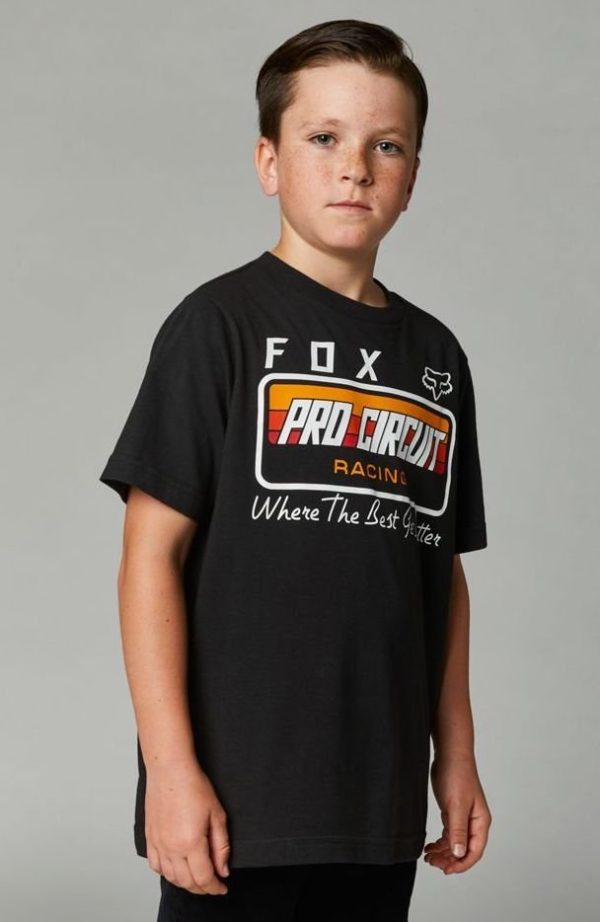 Детская футболка FOX YOUTH PRO CIRCUIT TEE [Black]