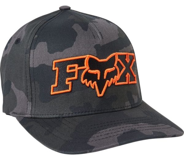 Кепка FOX ELLIPSOID FLEXFIT HAT [Black Camo]