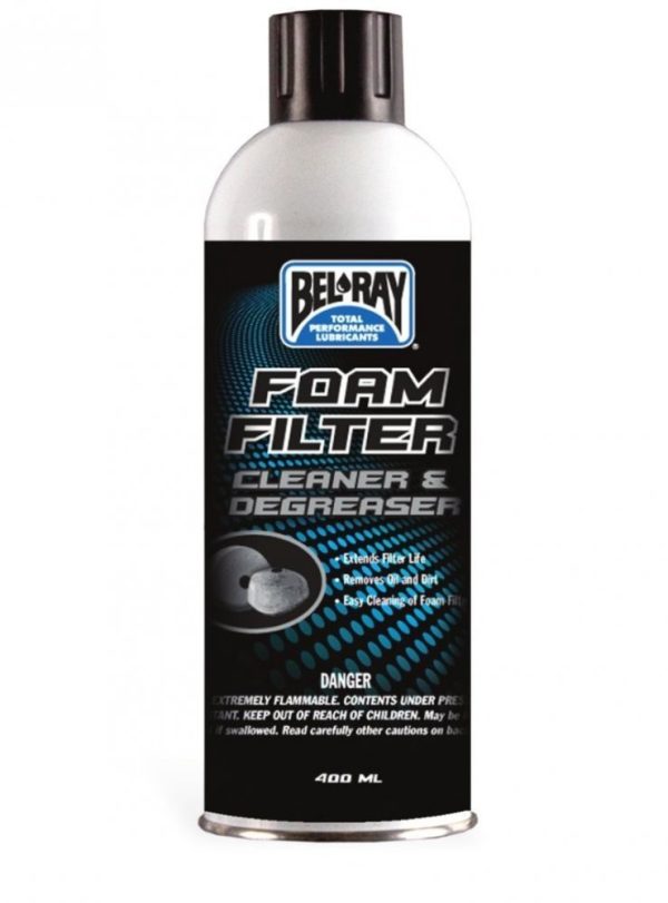 Очиститель воздушного фильтра Bel-Ray Foam Filter Cleaner & Degreaser [400мл]